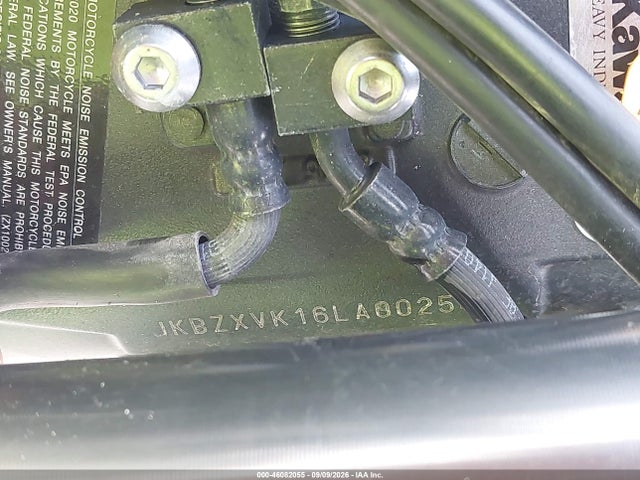Aukcja sprzedaży 2020 Kawasaki Zx1002 K, vin: JKBZXVK16LA002541, numer aukcji: 46082055