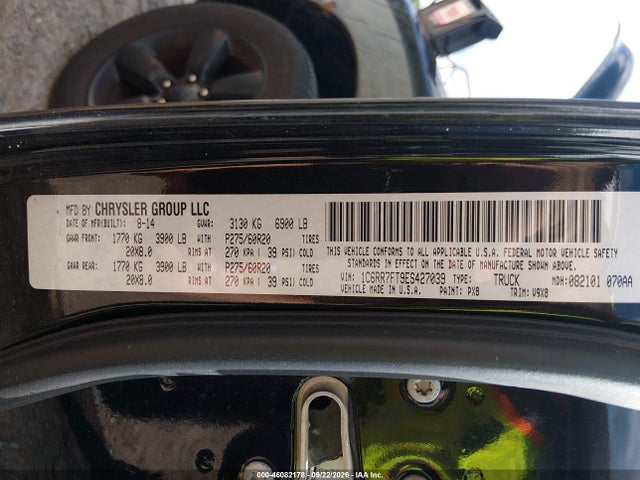 Продажа на аукционе авто 2014 Ram 1500 Express, vin: 1C6RR7FT9ES427039, номер лота: 46082178