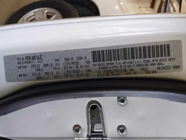 Продаж на аукціоні авто 2017 Ram 3500 Tradesman  4x4 8' Box, vin: 3C63R3GL7HG711228, номер лоту: 46082193