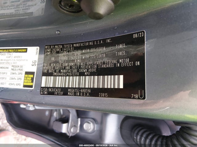 46082490 :رقم المزاد ، 7MUDAABG5PV072310 vin ، 2023 Toyota Corolla Cross Xle مزاد بيع