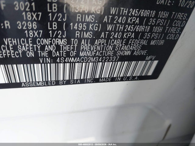 Subaru Ascent Premium 2021 4S4WMACD2M3422337 Image 9