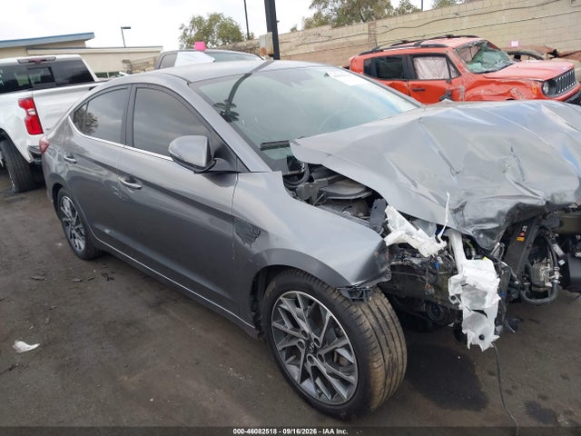2019 Hyundai Elantra Limited მანქანა იყიდება აუქციონზე, vin: 5NPD84LFXKH495413, აუქციონის ნომერი: 46082518
