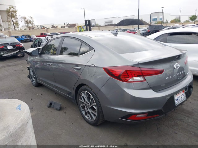 2019 Hyundai Elantra Limited მანქანა იყიდება აუქციონზე, vin: 5NPD84LFXKH495413, აუქციონის ნომერი: 46082518