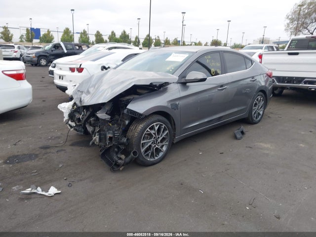 2019 Hyundai Elantra Limited მანქანა იყიდება აუქციონზე, vin: 5NPD84LFXKH495413, აუქციონის ნომერი: 46082518
