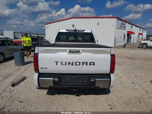 2022 Toyota Tundra Hybrid Capstone მანქანა იყიდება აუქციონზე, vin: 5TFVC5DBXNX002391, აუქციონის ნომერი: 46082627
