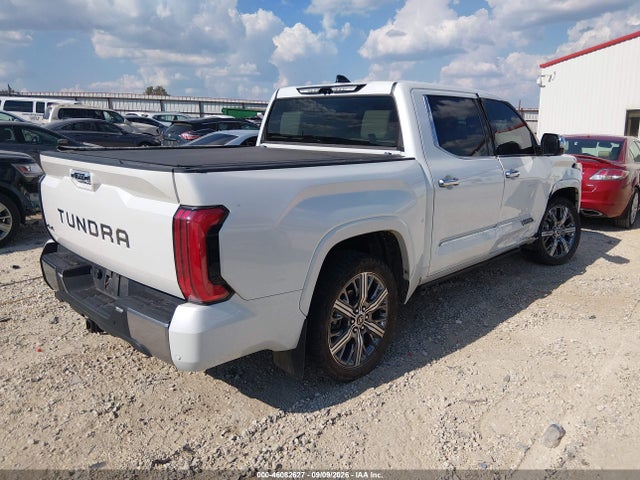 2022 Toyota Tundra Hybrid Capstone მანქანა იყიდება აუქციონზე, vin: 5TFVC5DBXNX002391, აუქციონის ნომერი: 46082627