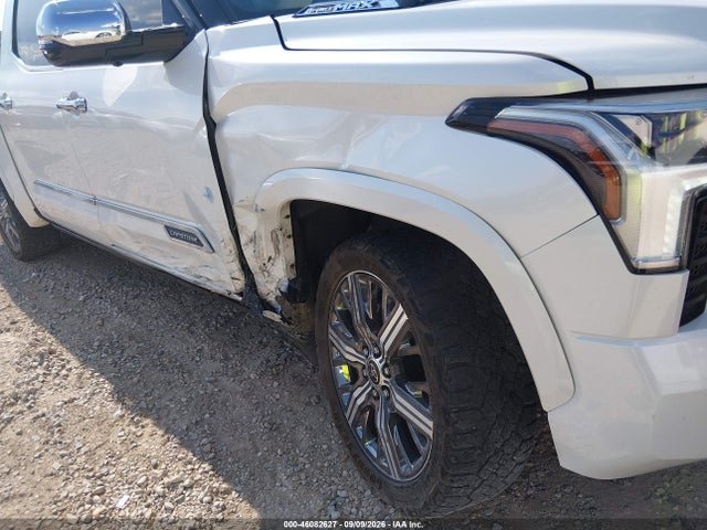 2022 Toyota Tundra Hybrid Capstone მანქანა იყიდება აუქციონზე, vin: 5TFVC5DBXNX002391, აუქციონის ნომერი: 46082627