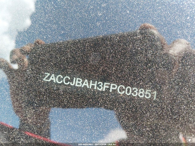 46082653 :رقم المزاد ، ZACCJBAH3FPC03851 vin ، 2015 Jeep Renegade Sport مزاد بيع
