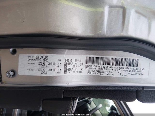 Продаж на аукціоні авто 2016 Jeep Cherokee Sport, vin: 1C4PJMAS0GW232723, номер лоту: 46082696