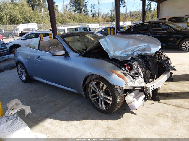 46082755 :رقم المزاد ، JNKCV66E09M722190 vin ، 2009 Infiniti G37 مزاد بيع