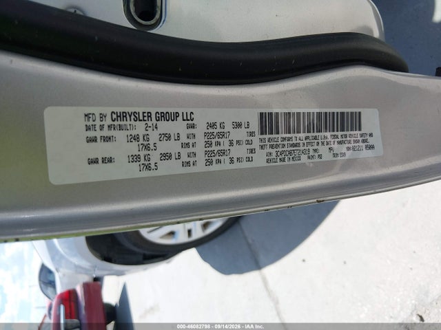 2014 Dodge Journey American Value Pkg მანქანა იყიდება აუქციონზე, vin: 3C4PDCAB7ET214319, აუქციონის ნომერი: 46082798