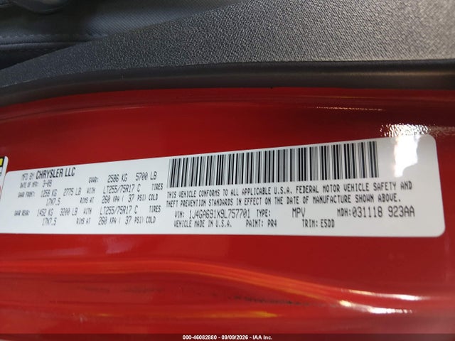 2009 Jeep Wrangler Unlimited Rubicon მანქანა იყიდება აუქციონზე, vin: 1J4GA691X9L757701, აუქციონის ნომერი: 46082880