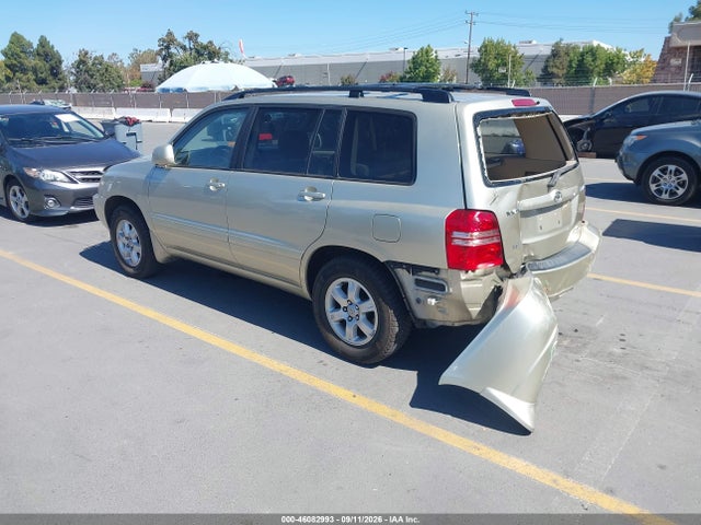 46082993 :رقم المزاد ، JTEGF21A520031498 vin ، 2002 Toyota Highlander V6 مزاد بيع