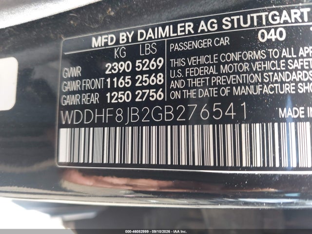 Продаж на аукціоні авто 2016 Mercedes-benz E 350 4matic, vin: WDDHF8JB2GB276541, номер лоту: 46082999