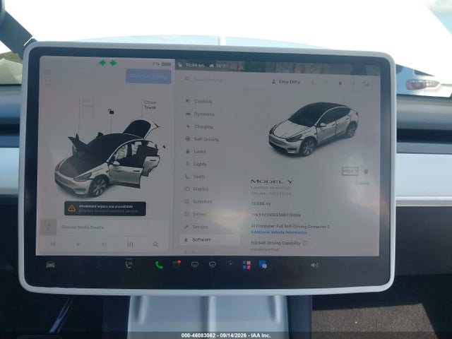 46083062 :رقم المزاد ، 5YJYGDEE5MF179086 vin ، 2021 Tesla Model Y Long Range Dual Motor All-wheel Drive مزاد بيع