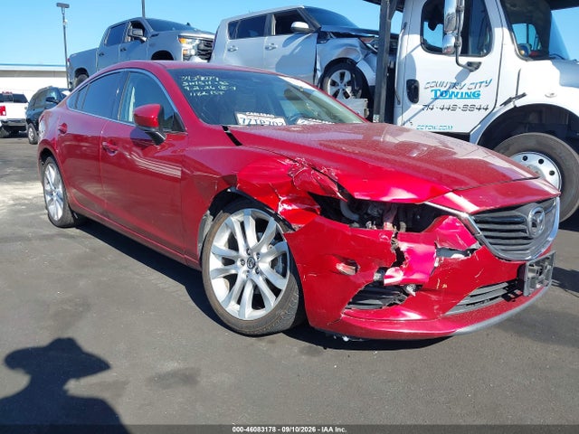 2017 Mazda Mazda6 Touring მანქანა იყიდება აუქციონზე, vin: JM1GL1V55H1130751, აუქციონის ნომერი: 46083178