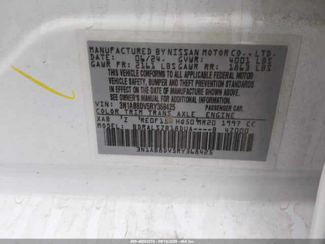 Nissan Sentra Sr Xtronic Cvt 2024 3N1AB8DV5RY368425 Image 9