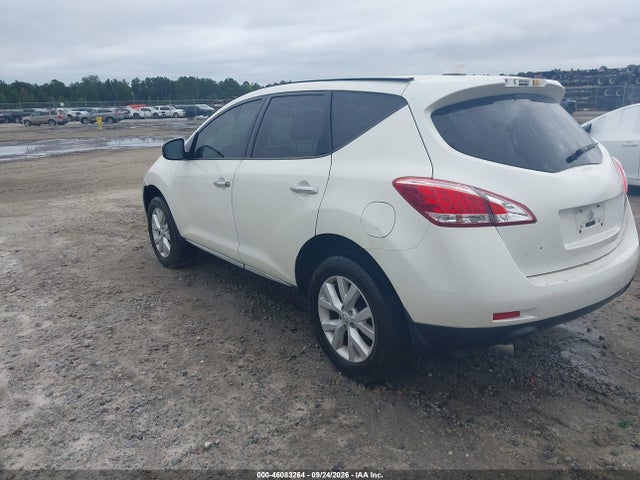 2012 Nissan Murano S მანქანა იყიდება აუქციონზე, vin: JN8AZ1MU9CW109091, აუქციონის ნომერი: 46083264