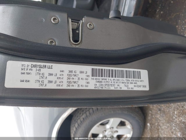 Aukcja sprzedaży 2009 Dodge Ram 1500 Slt/sport/trx, vin: 1D3HV13P59S795767, numer aukcji: 46083281