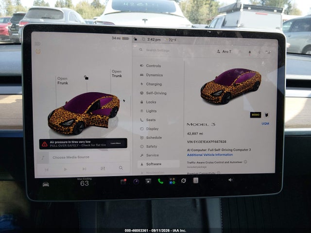 Tesla Model 3 Rear-wheel Drive 2023 5YJ3E1EAXPF687828 Image 7