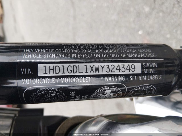 Продаж на аукціоні авто 1998 Harley-davidson Fxdl, vin: 1HD1GDL1XWY324349, номер лоту: 46083384