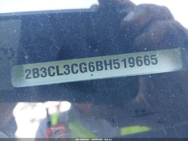 46083457 :رقم المزاد ، 2B3CL3CG6BH519665 vin ، 2011 Dodge Charger مزاد بيع
