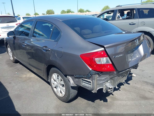 2012 Honda Civic Lx მანქანა იყიდება აუქციონზე, vin: 19XFB2F56CE352546, აუქციონის ნომერი: 46083541