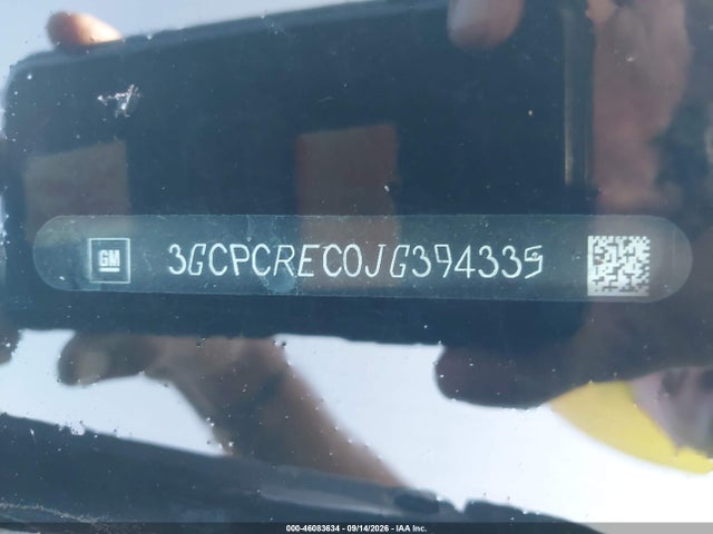 Aukcja sprzedaży 2018 Chevrolet Silverado 1500 1lt, vin: 3GCPCREC0JG394335, numer aukcji: 46083634