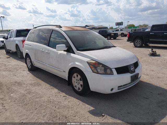 Aukcja sprzedaży 2006 Nissan Quest 3.5 S, vin: 5N1BV28U06N102046, numer aukcji: 46083722
