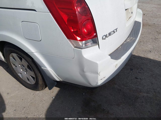 Aukcja sprzedaży 2006 Nissan Quest 3.5 S, vin: 5N1BV28U06N102046, numer aukcji: 46083722