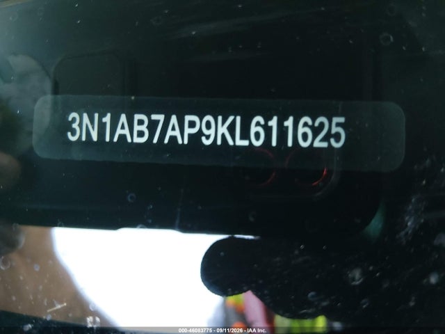 Nissan SENTRA SV 2019 3N1AB7AP9KL611625 Image 9