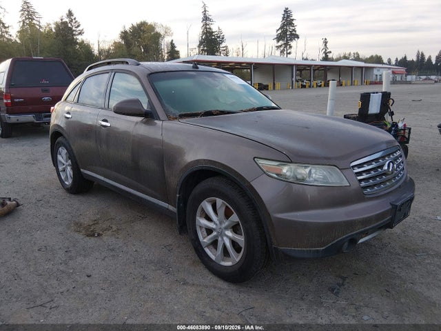 Продажа на аукционе авто 2006 Infiniti Fx35, vin: JNRAS08W16X200912, номер лота: 46083890
