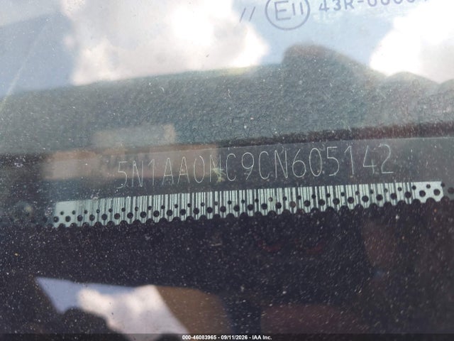 46083965 :رقم المزاد ، 5N1AA0NC9CN605142 vin ، 2012 Nissan Armada Sv مزاد بيع