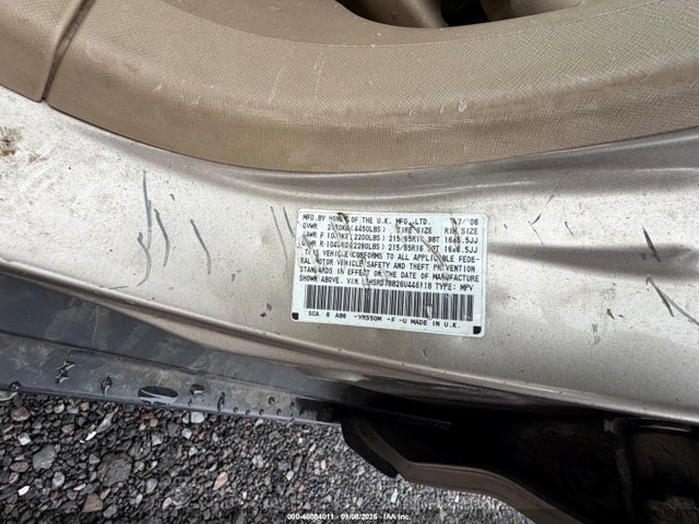 Продажа на аукционе авто 2006 Honda Cr-v Ex, vin: SHSRD78826U446118, номер лота: 46084011
