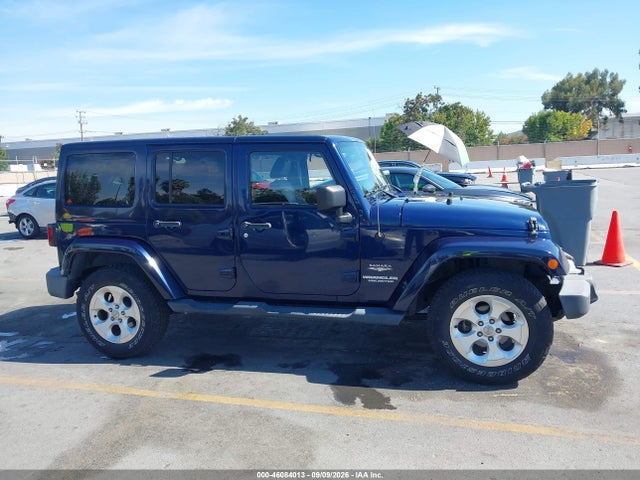 46084013 :رقم المزاد ، 1C4HJWEG3DL527026 vin ، 2013 Jeep Wrangler Unlimited Sahara مزاد بيع