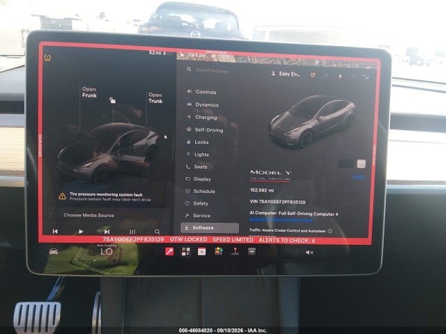 Tesla Model Y Performance Dual Motor All-wheel Drive 2023 7SAYGDEF2PF835129 Image 7