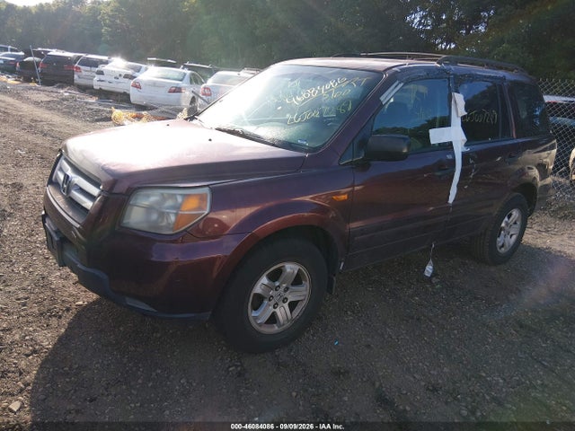 46084086 :رقم المزاد ، 2HKYF18147H524656 vin ، 2007 Honda Pilot Lx مزاد بيع