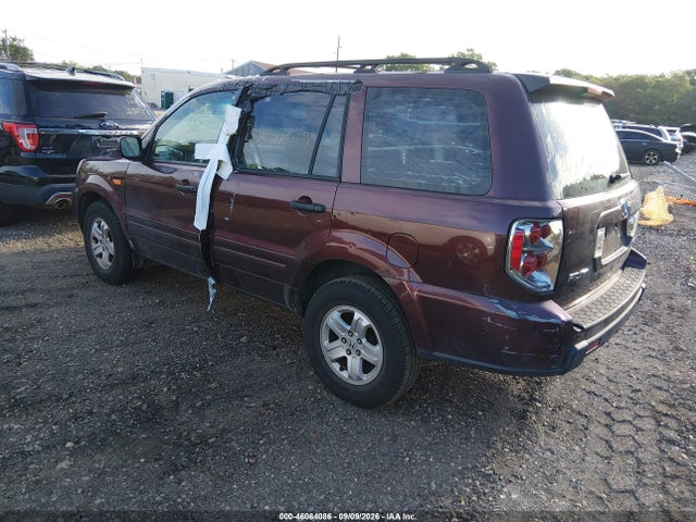 46084086 :رقم المزاد ، 2HKYF18147H524656 vin ، 2007 Honda Pilot Lx مزاد بيع