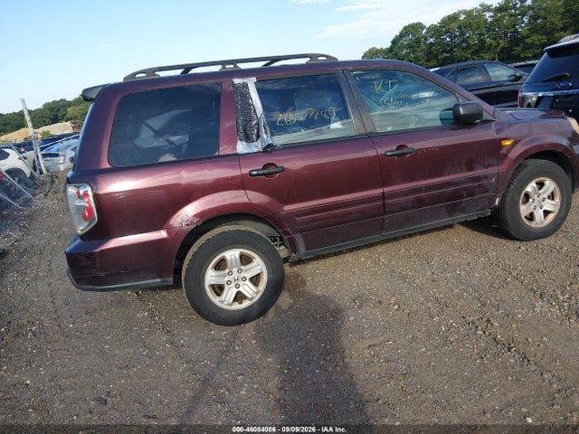 46084086 :رقم المزاد ، 2HKYF18147H524656 vin ، 2007 Honda Pilot Lx مزاد بيع