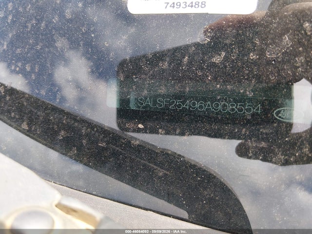 46084092 :رقم المزاد ، SALSF25496A908554 vin ، 2006 Land Rover Range Rover Sport Hse مزاد بيع