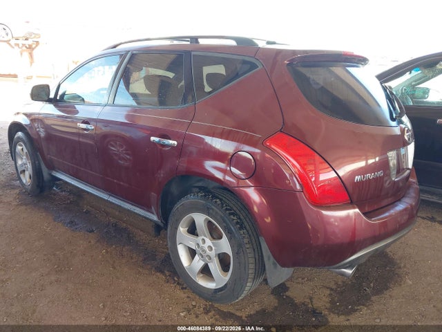 2005 Nissan Murano Sl მანქანა იყიდება აუქციონზე, vin: JN8AZ08T35W323766, აუქციონის ნომერი: 46084389