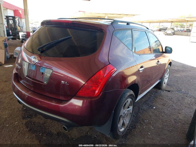 2005 Nissan Murano Sl მანქანა იყიდება აუქციონზე, vin: JN8AZ08T35W323766, აუქციონის ნომერი: 46084389