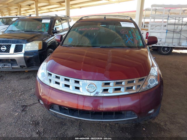 2005 Nissan Murano Sl მანქანა იყიდება აუქციონზე, vin: JN8AZ08T35W323766, აუქციონის ნომერი: 46084389