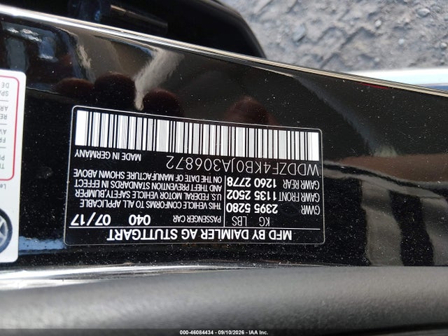 Продаж на аукціоні авто 2018 Mercedes-benz E 300 4matic, vin: WDDZF4KB0JA306872, номер лоту: 46084434