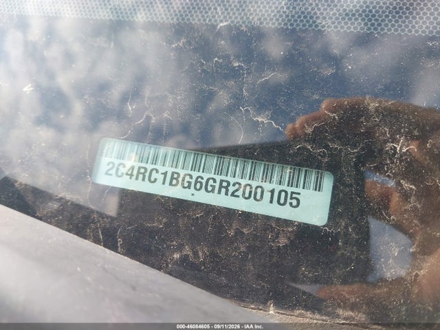 46084605 :رقم المزاد ، 2C4RC1BG6GR200105 vin ، 2016 Chrysler Town & Country Touring مزاد بيع