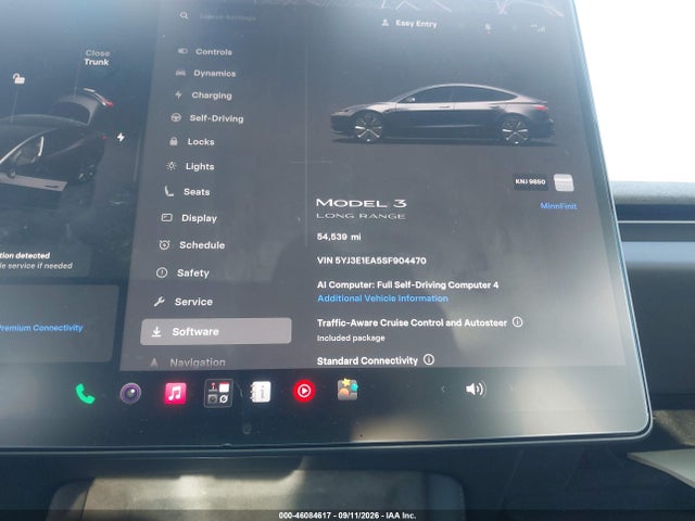 5YJ3E1EA5SF904470 Tesla Model 3 Long Range Rear-wheel Drive/standard Rear-wheel Drive