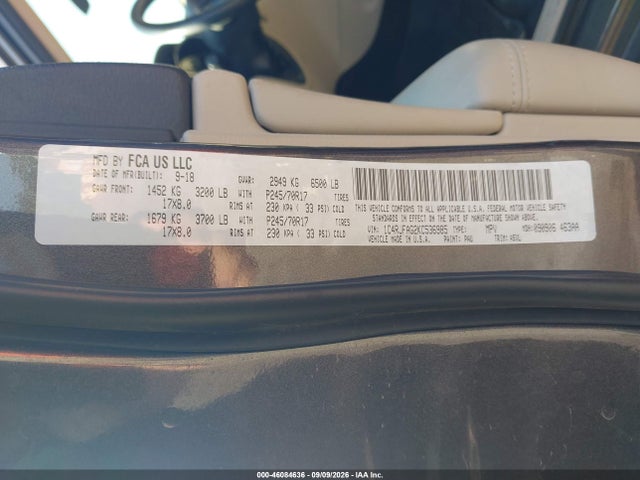 Aukcja sprzedaży 2019 Jeep Grand Cherokee Laredo E 4x4, vin: 1C4RJFAG2KC536985, numer aukcji: 46084636