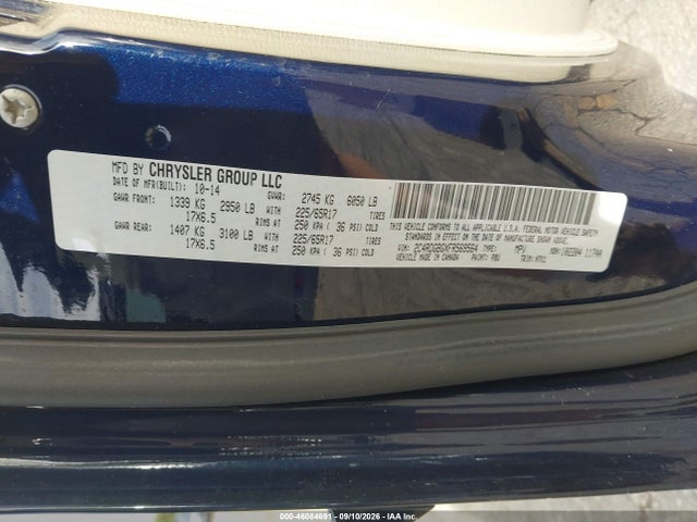 Продаж на аукціоні авто 2015 Dodge Grand Caravan Se, vin: 2C4RDGBGXFR569564, номер лоту: 46084691