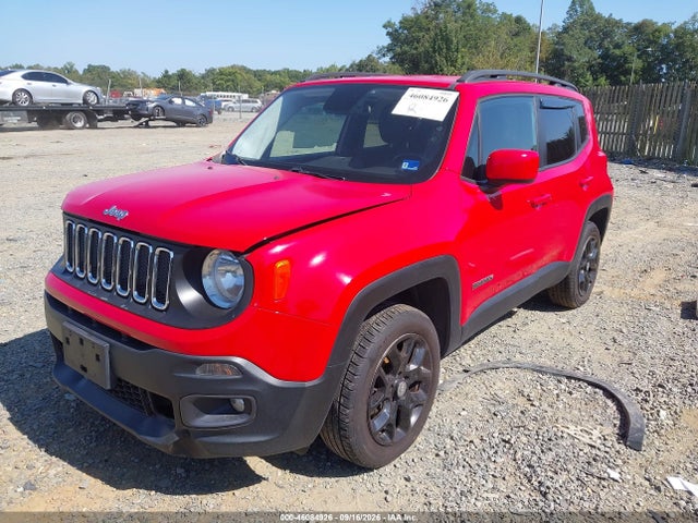 2016 Jeep Renegade Latitude მანქანა იყიდება აუქციონზე, vin: ZACCJBBT5GPD93334, აუქციონის ნომერი: 46084926