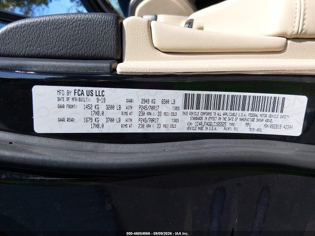 46084966 :رقم المزاد ، 1C4RJFAG6LC165525 vin ، 2020 Jeep Grand Cherokee Laredo E 4x4 مزاد بيع